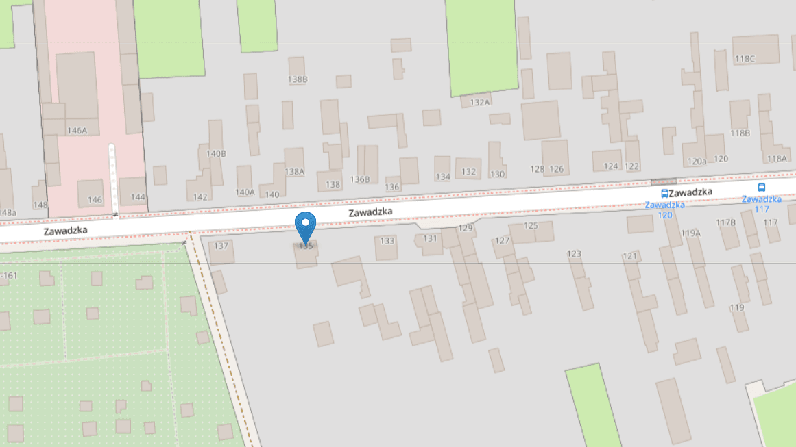 Mapa lokacije poslovnice u Tomaszów Mazowiecki